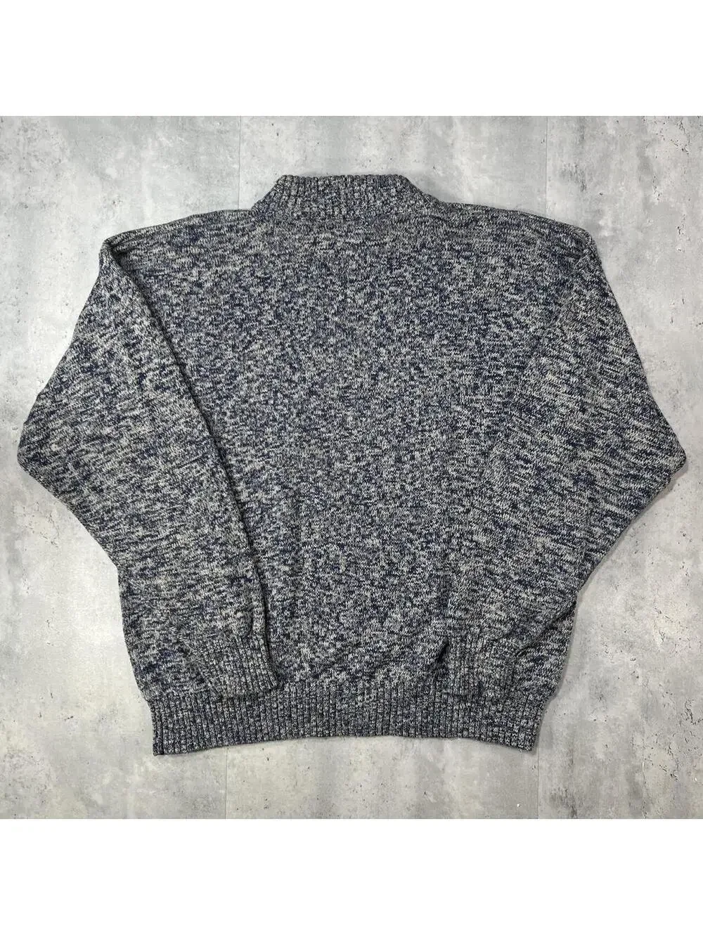Vintage 90’s Blue Eddie Bauer Cable Knit Sweater